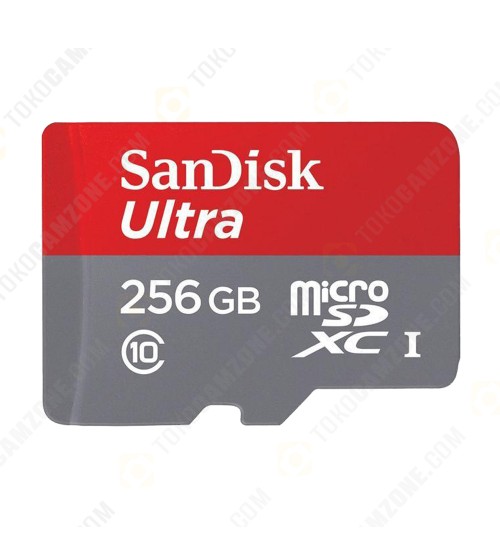 SanDisk Ultra microSDXC UHS-I Class 10 256GB - Free Bola Piala Dunia